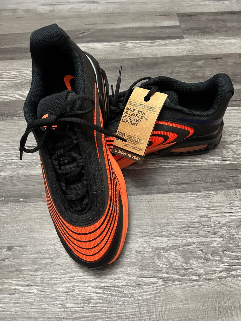 Nike Air Max Fire--Black and Orange Sneakers